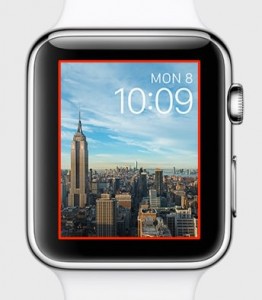 Apple Watch skærm